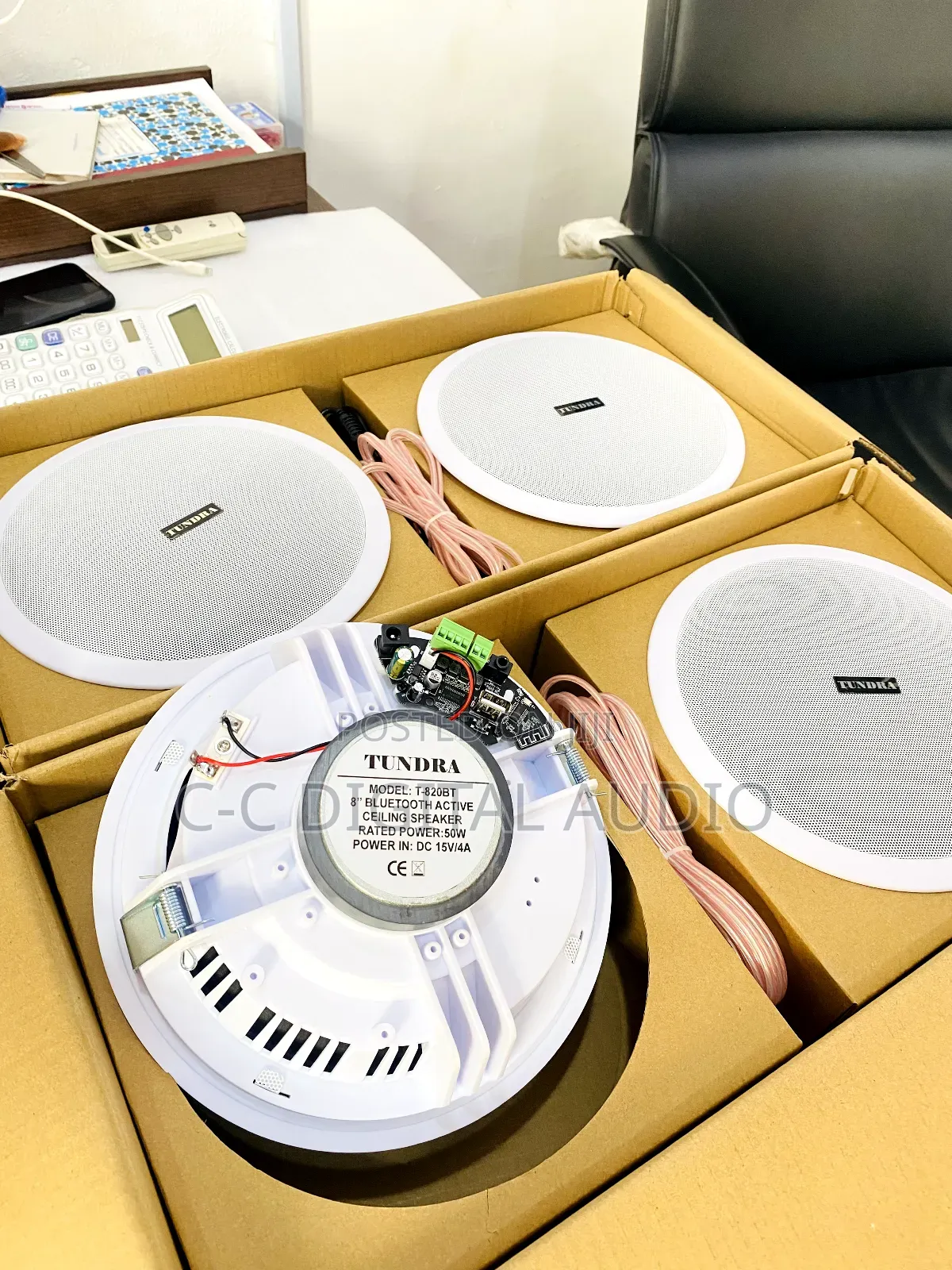 Tundra 50 Watt 4 in 1 Bluetooth Ceiling Speaker
