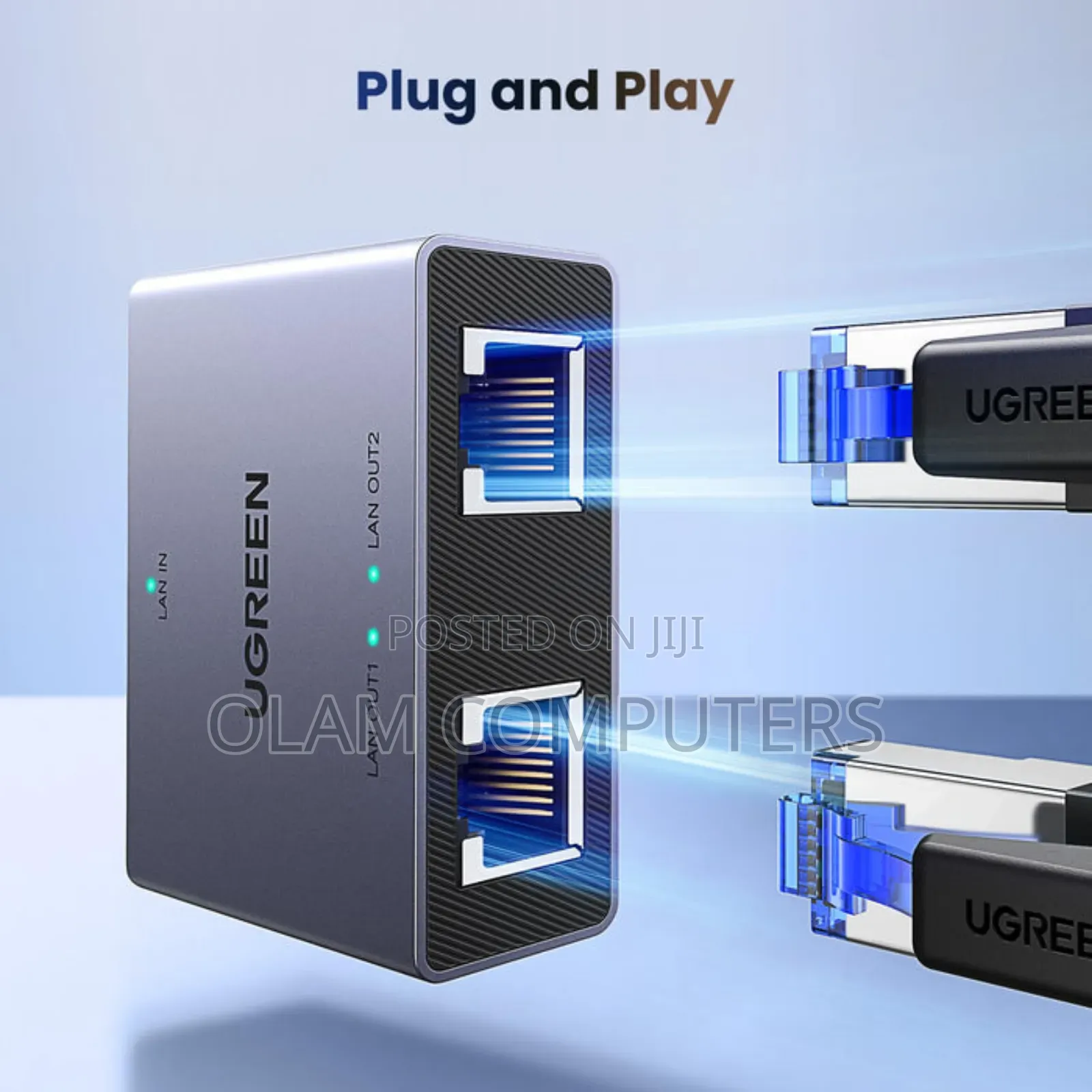 Ugreen 1 to 2 1000mbps Lan Splitter