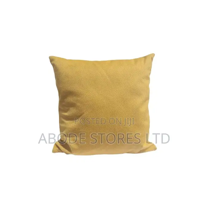 18 X 18 Inch Plain Decorative Throw Pillow - Yellow