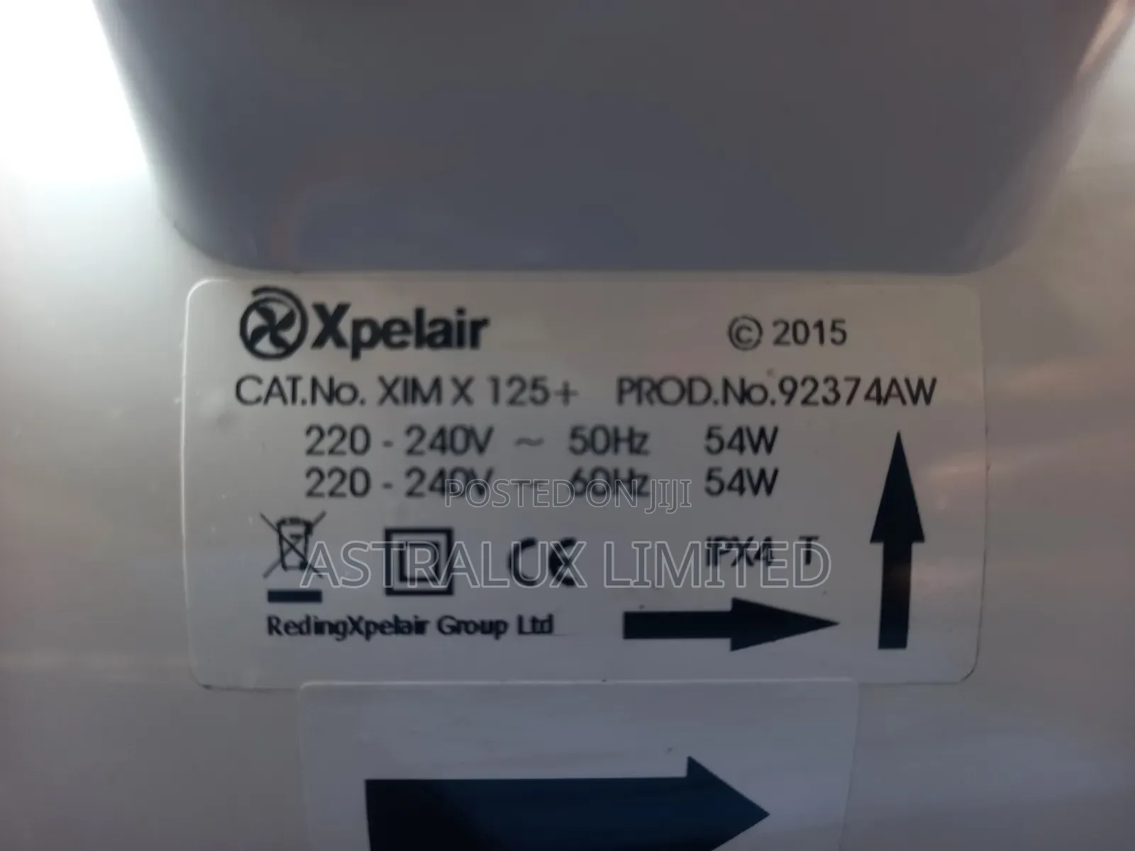 Xpelair Xim125 5 Inch Inline Extractor Fan