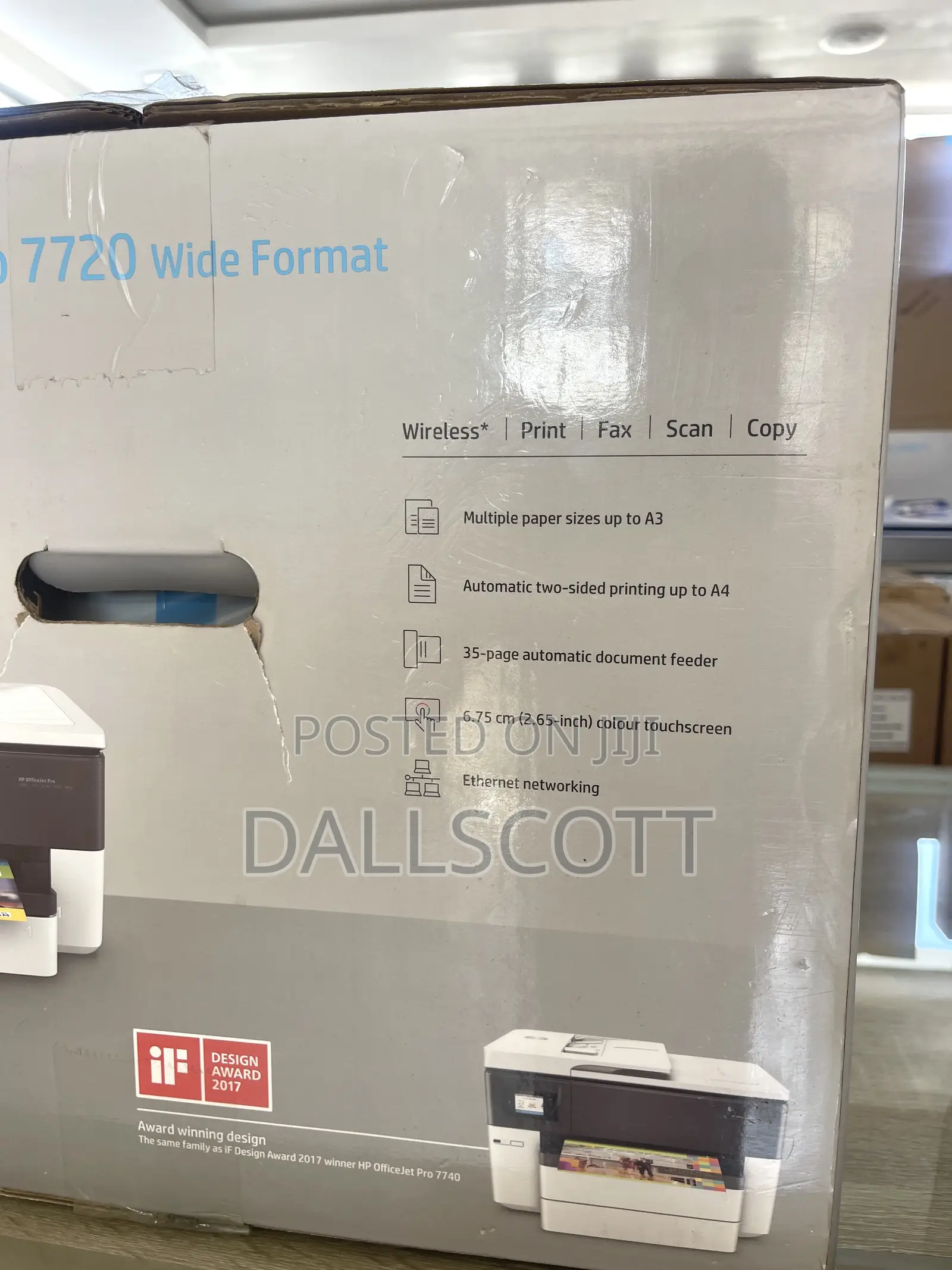 Hp Officejet Pro 7720 Wide Format All-in-One Printer