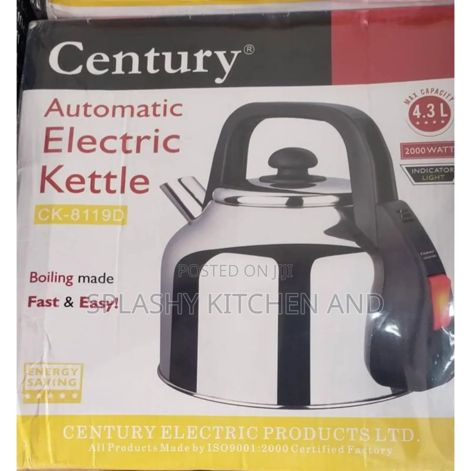 Century 4.3l Automatic Electric Kettle