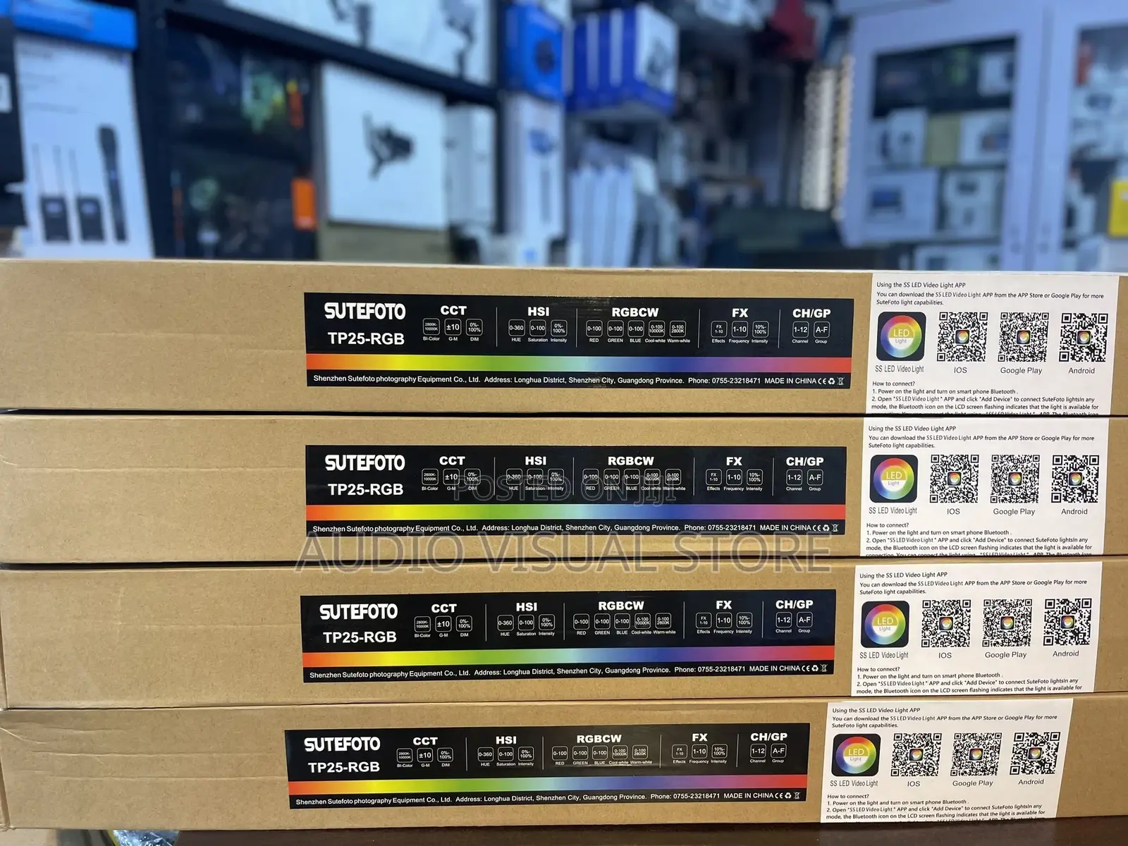 Sutefoto Tp25 RGB Led Video Light Handheld Tube Light