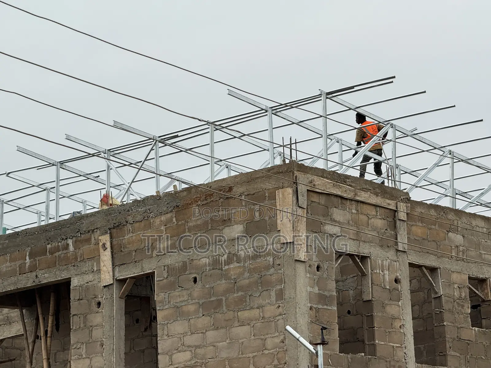 Galvanize Light Guage Steel Roofing Trusses