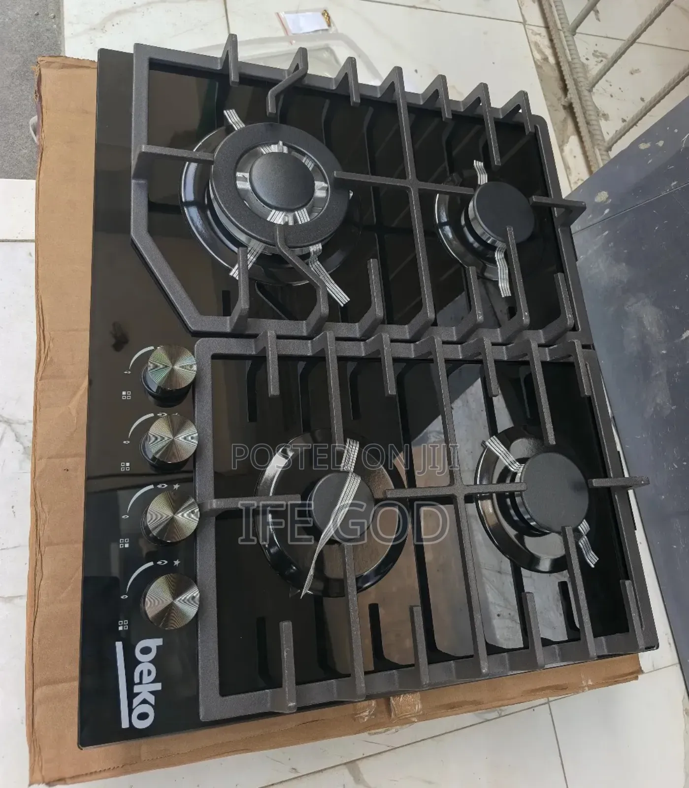 Original Beko 60cm Built-in 4 Burners Gas Cooker Hob 100%Blueflame