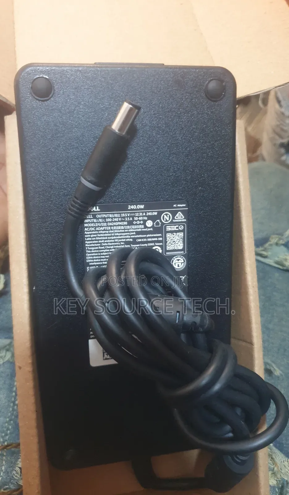 240w Dell Big Mouth Charger for Dell Laptops and Desktops/ Adapter