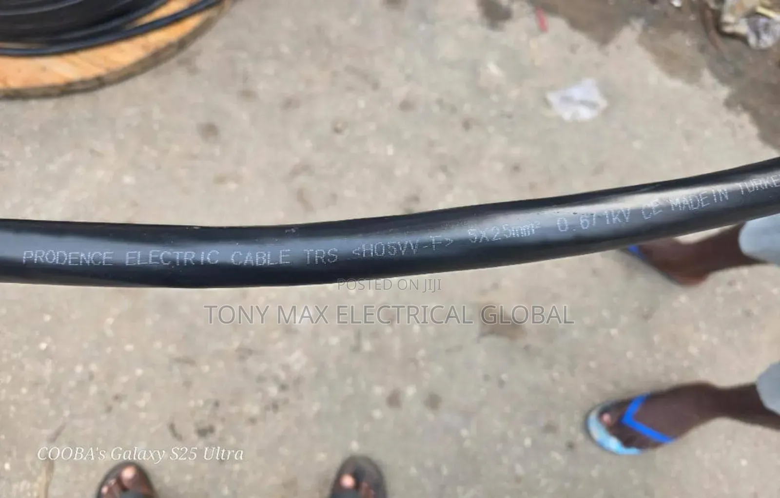 25mm 5core Flexible Cable TRS
