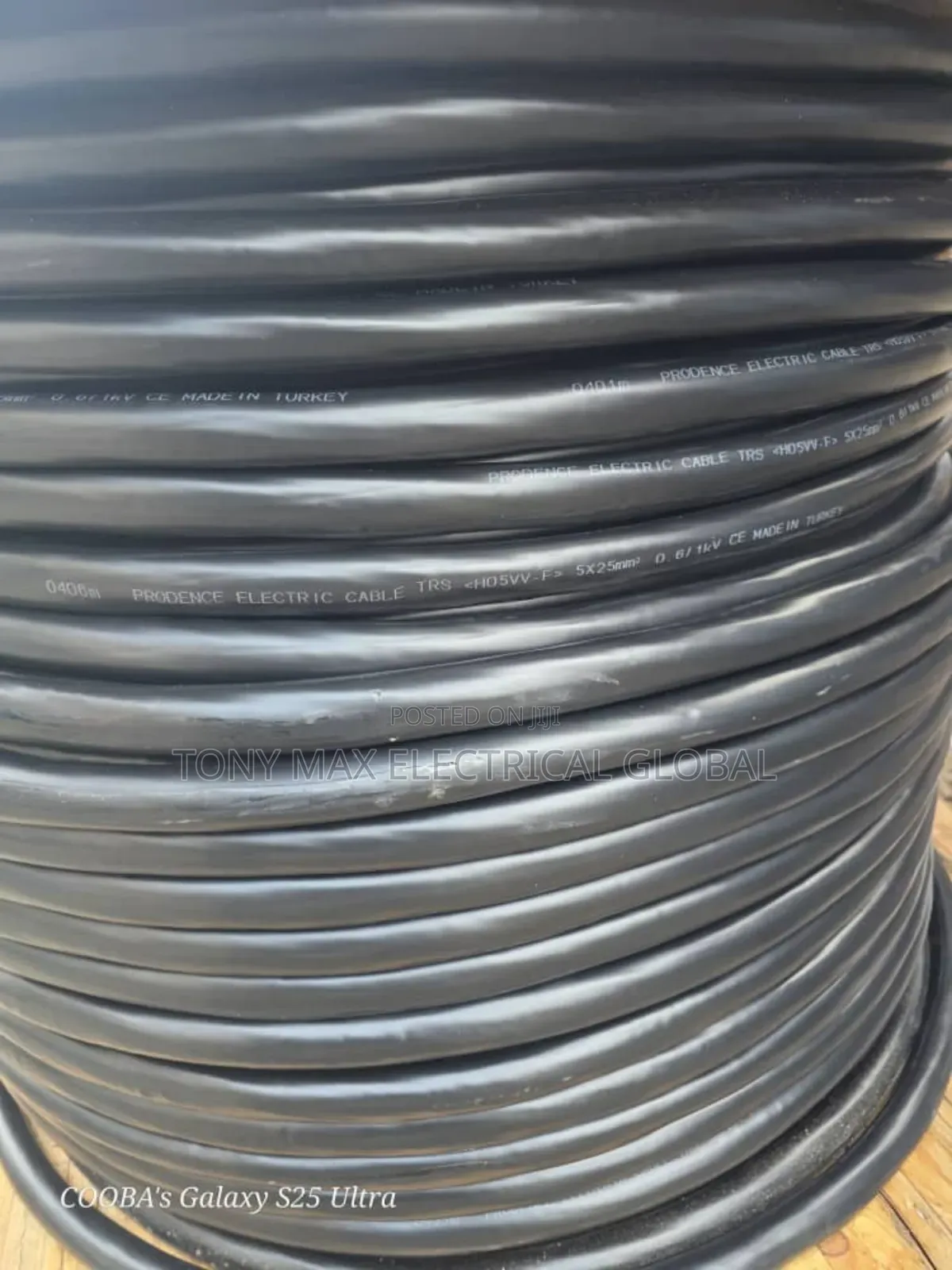 25mm 5core Flexible Cable TRS