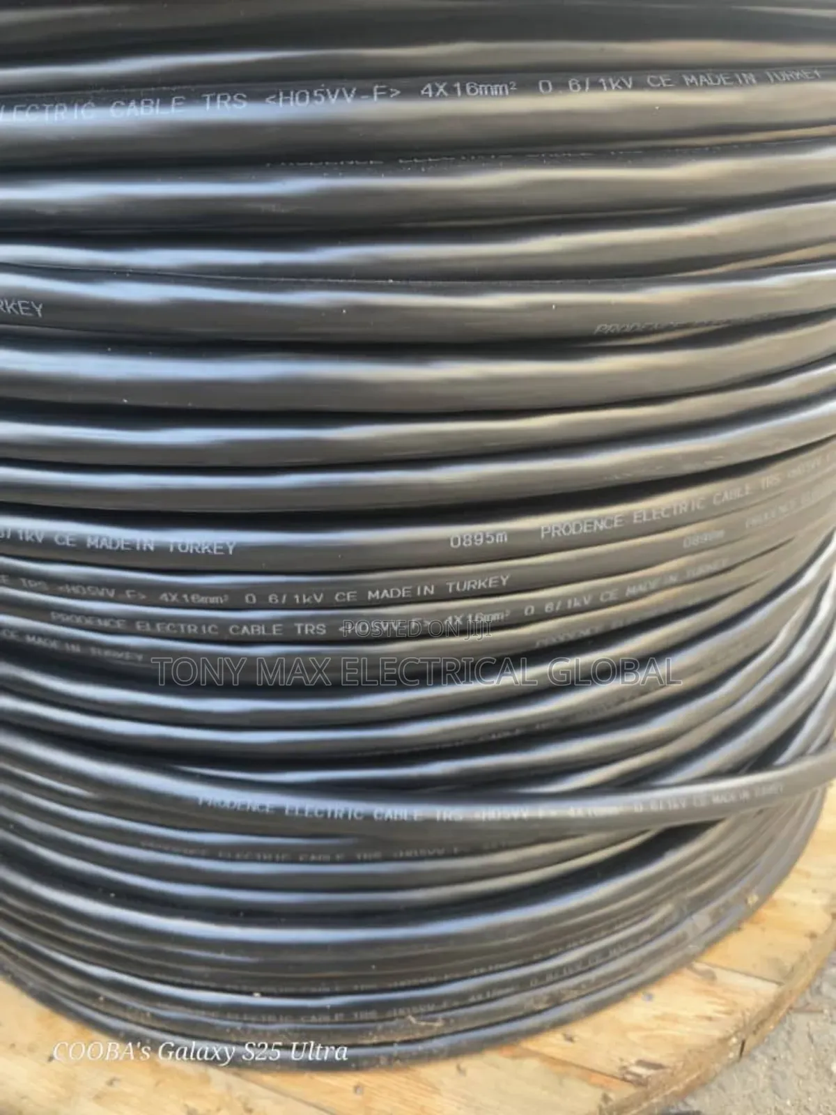 16mm 4core PVC/PVC Cable Full Gauge