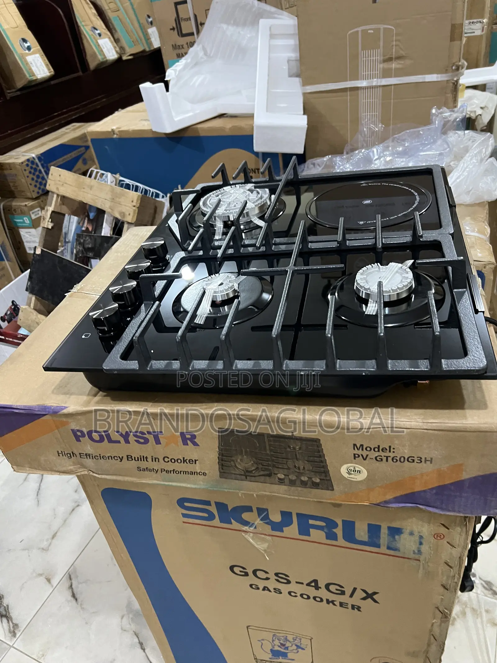 Polystar Built in 3+1 Gas Hob Pv-Gt60g3h – Luxury Edition