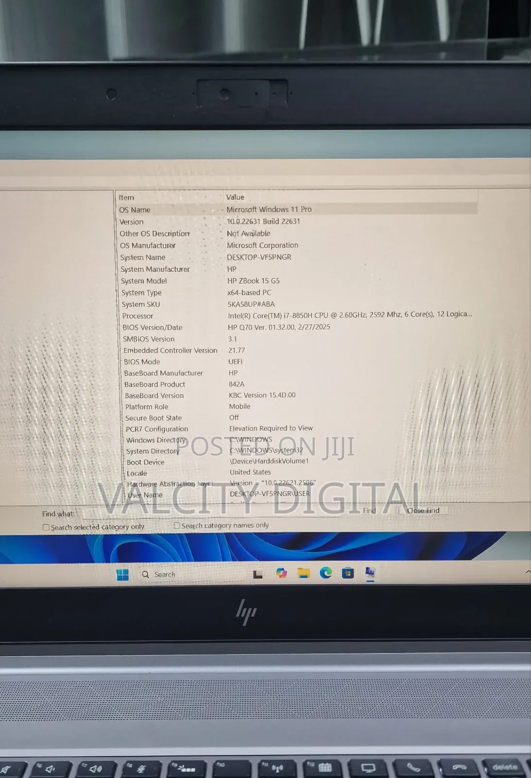 Laptop HP ZBook 15 G5 32GB Intel Core i7 SSD 512GB