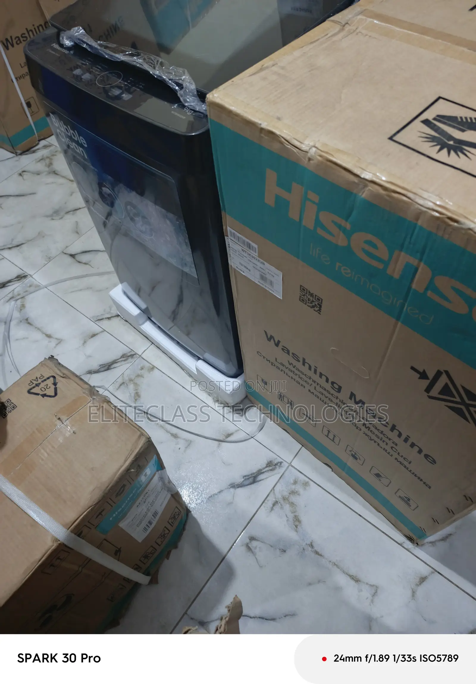 Super Durable Hisense 9kg Top Load Automatic Washing Machine