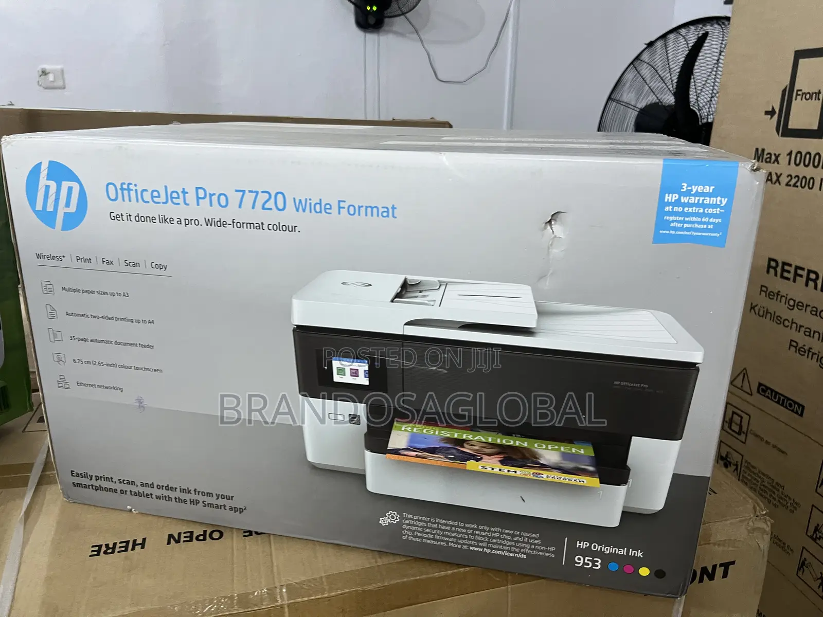 Original Hp 7720 All-in-One Printer – Wide Format Model Y0s18a