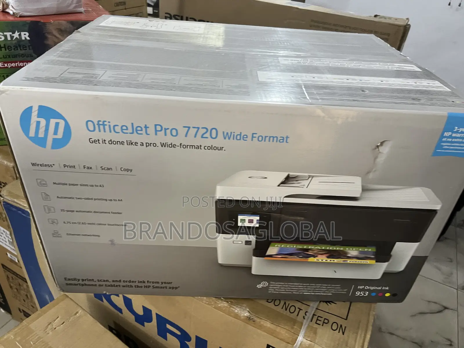 Hp Officejet Pro Y0s18a – 7720 Wide Format Wireless Printer