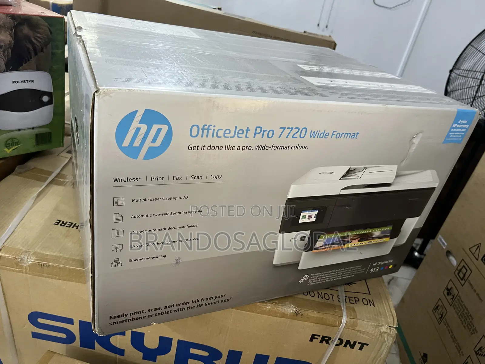 Hp 7720 Pro Y0s18a – Compact Office Printer With Scanner