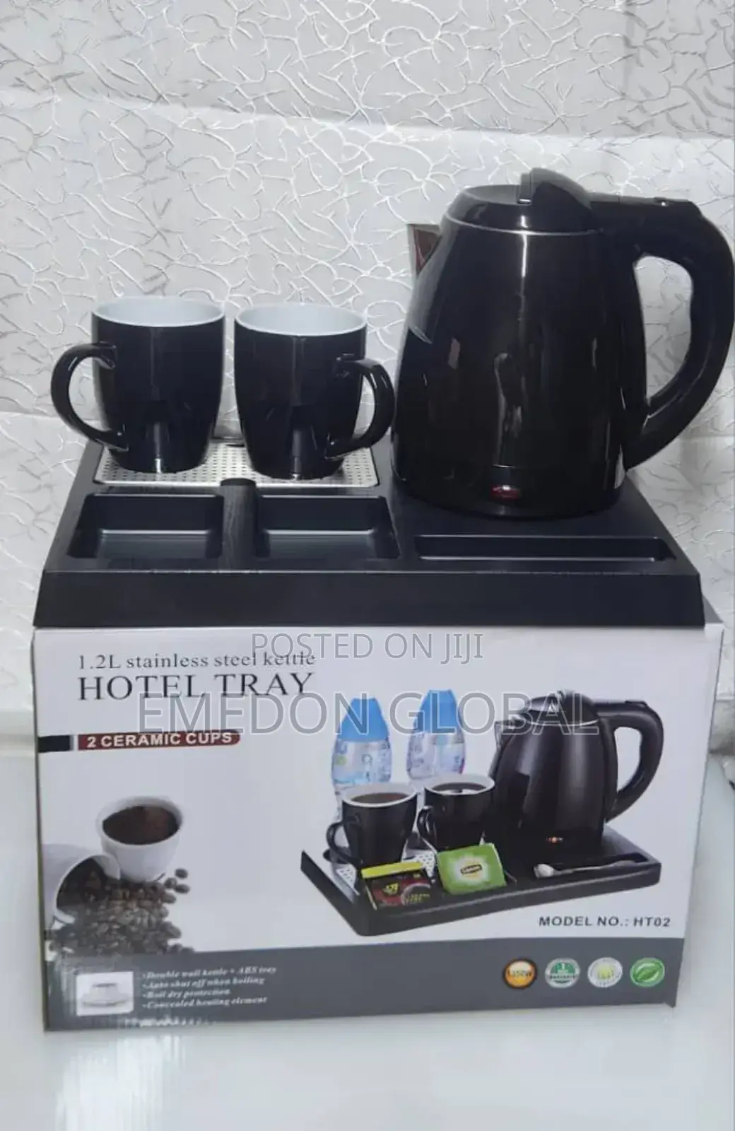 Hotel, Guest Room Welcome Tray With 2pcs Cup