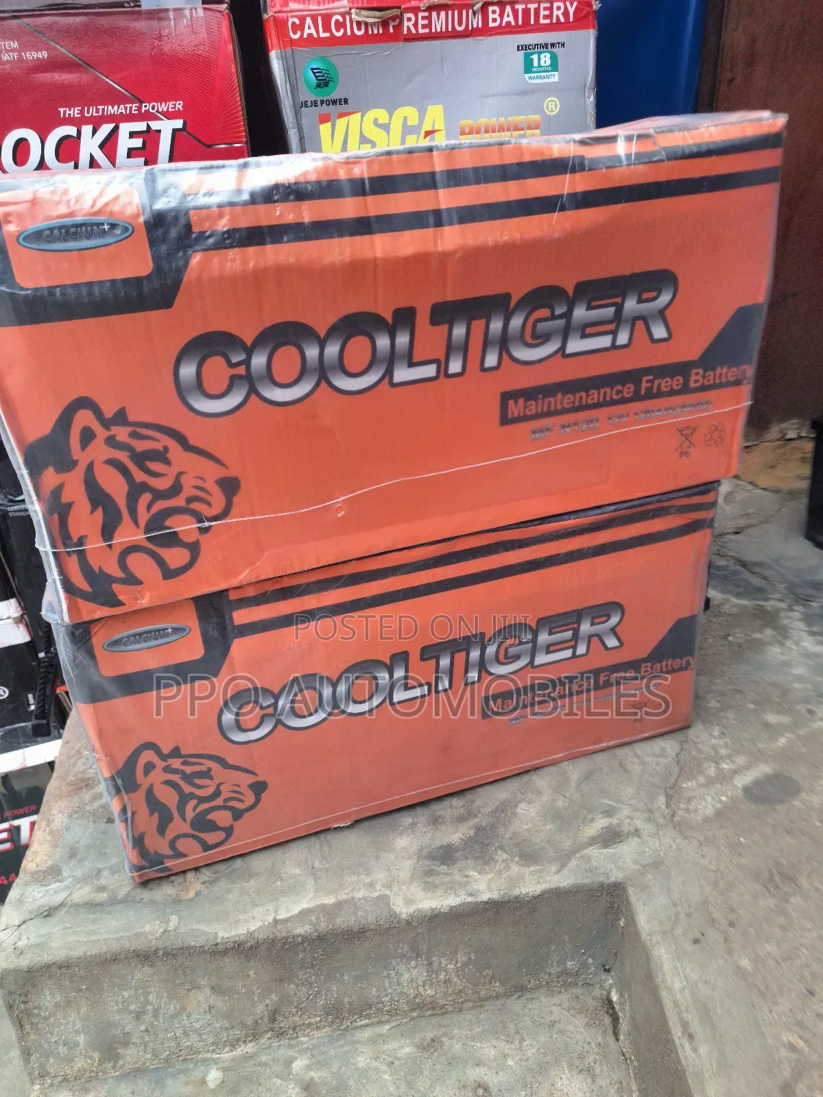 12v 120ah Cooltiger Maintainance Free Heavy Duty Battery.