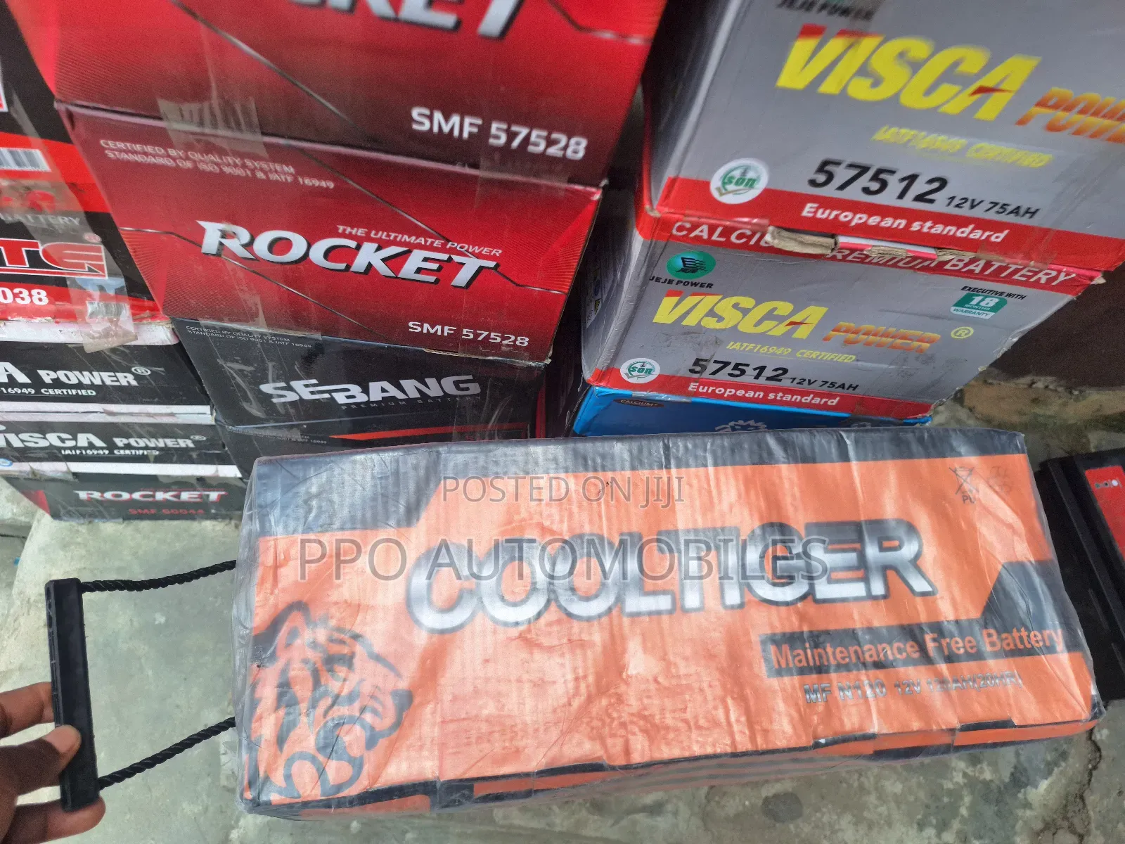 12v 120ah Cooltiger Maintainance Free Heavy Duty Battery.