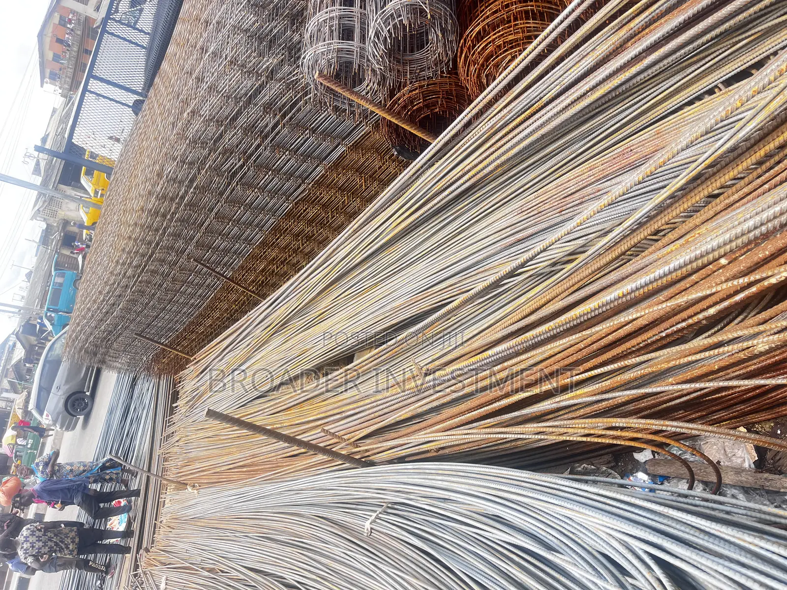 Full Gauge Standard Quality Reinforcement Iron Rod Rebar.