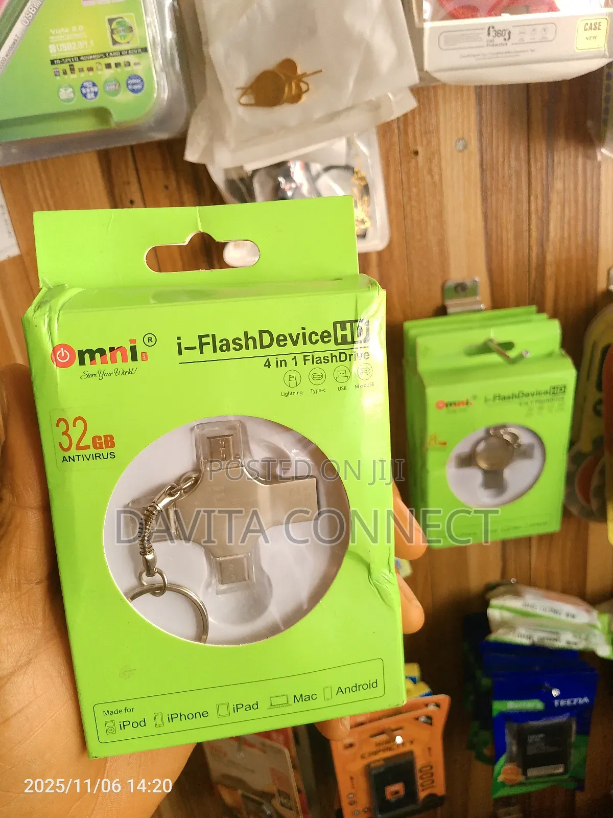 Omni 4 in 1 Flash Drive Hd for iPhone, iPad Pc