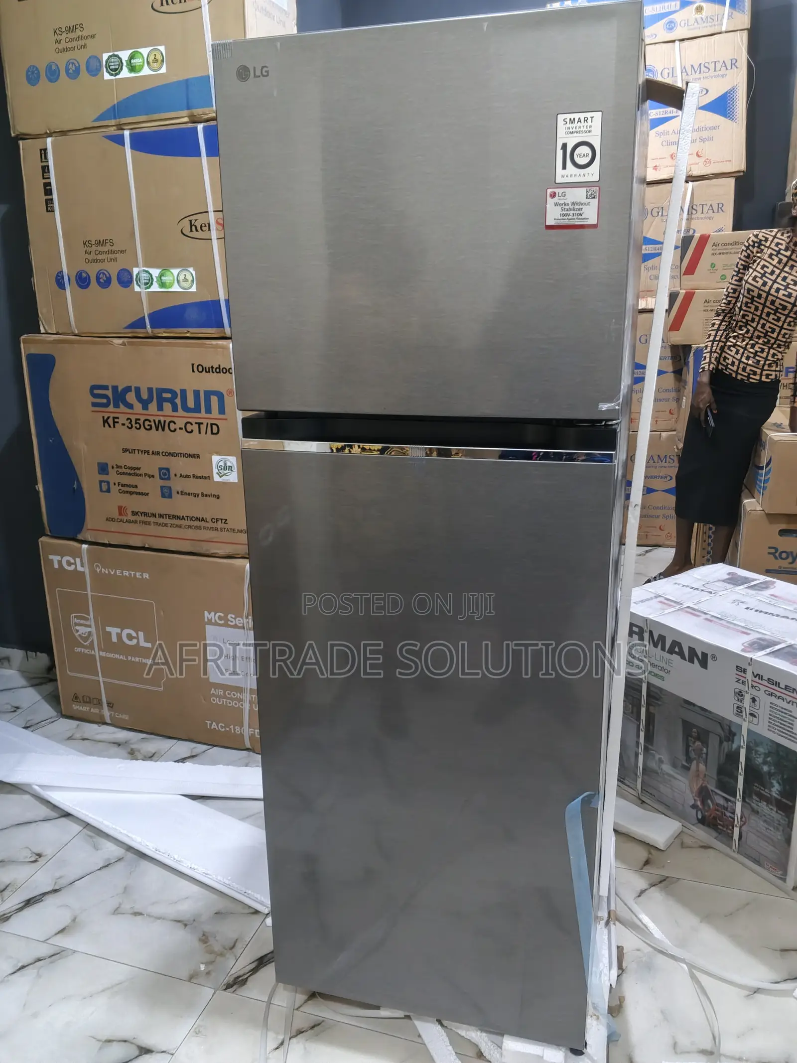 Lg Gl-B242pqkb Refrigerator – 260 Litres Capacity