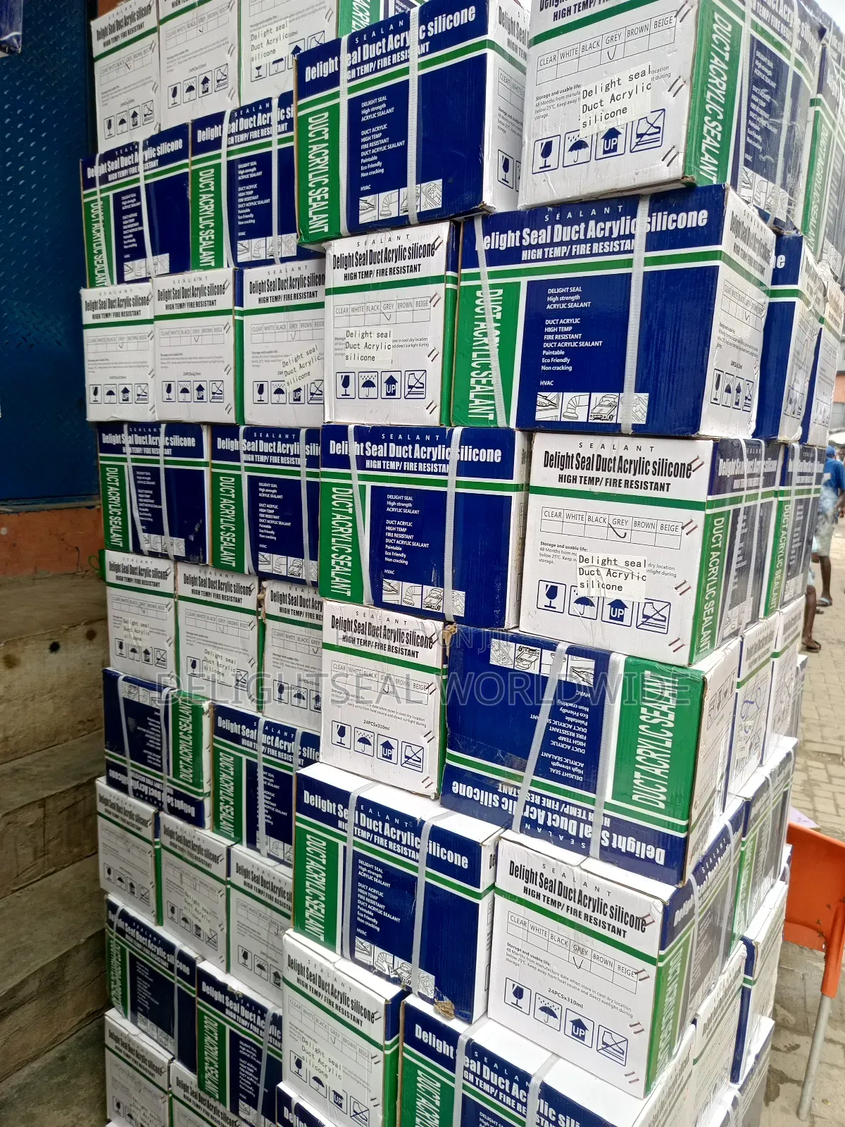Fire Stop And High Temp Resistant Duct Acrylic Silicone Sealant