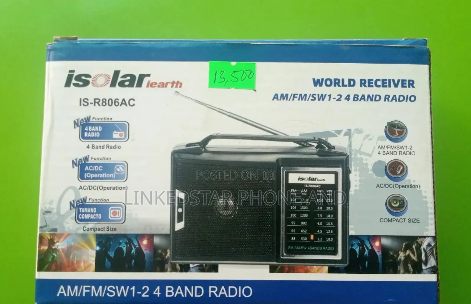 Bands Radio With Usb/Tf Card Music Player