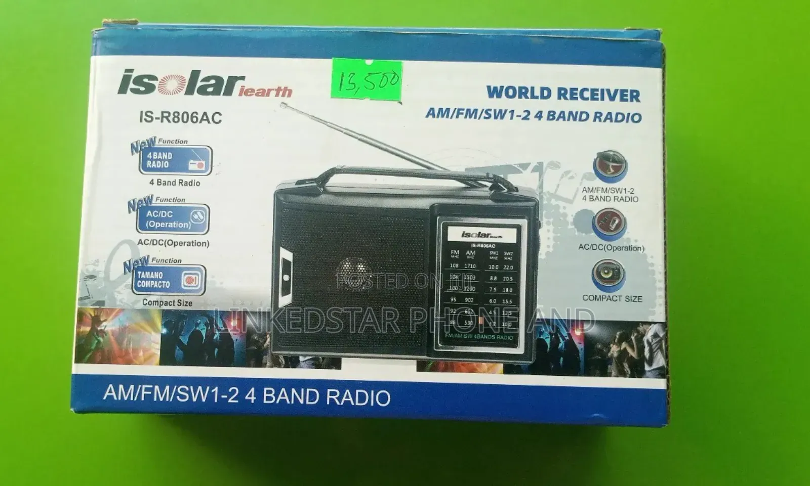 Bands Radio With Usb/Tf Card Music Player