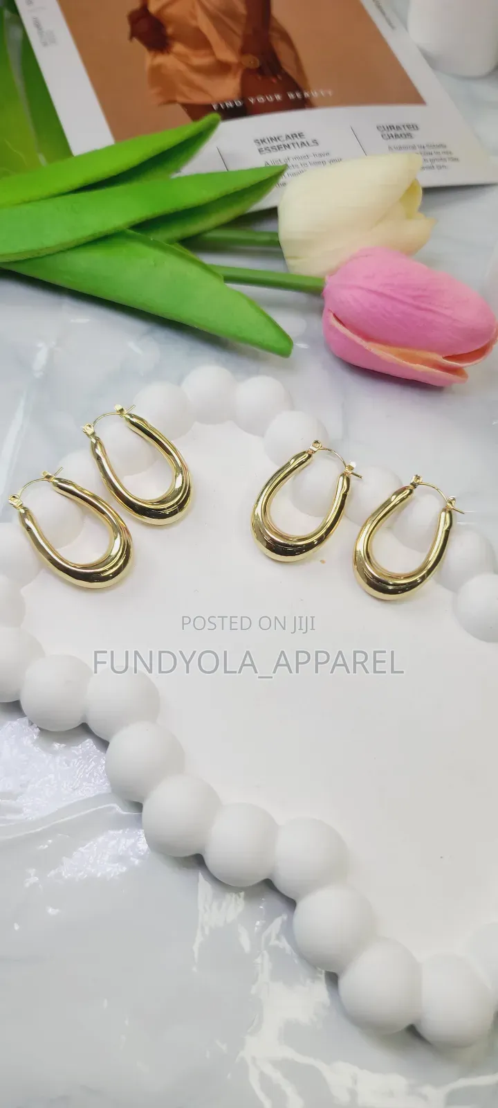 Fashionable Stainless Steel Earrings