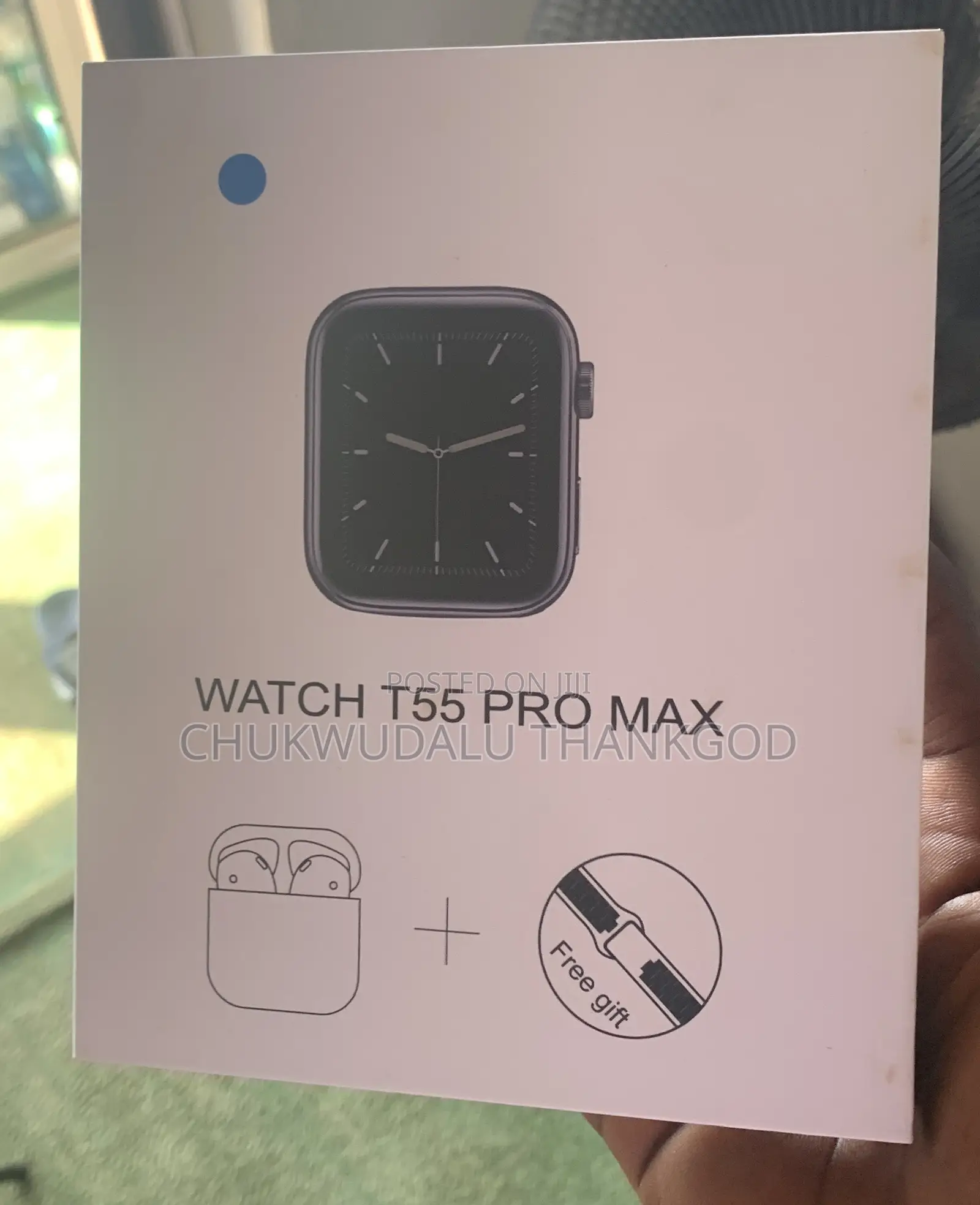 T55 Pro Max Smartwatch With Free Airpods