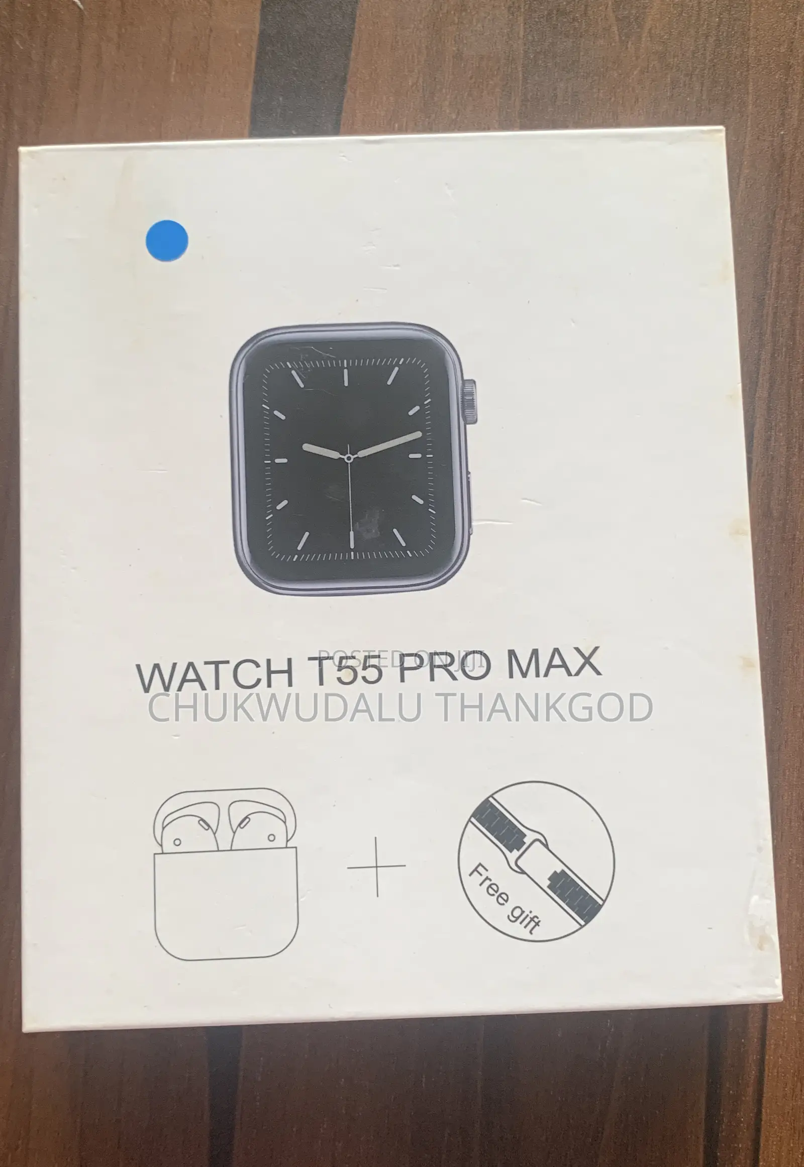 T55 Pro Max Smartwatch With Free Airpods