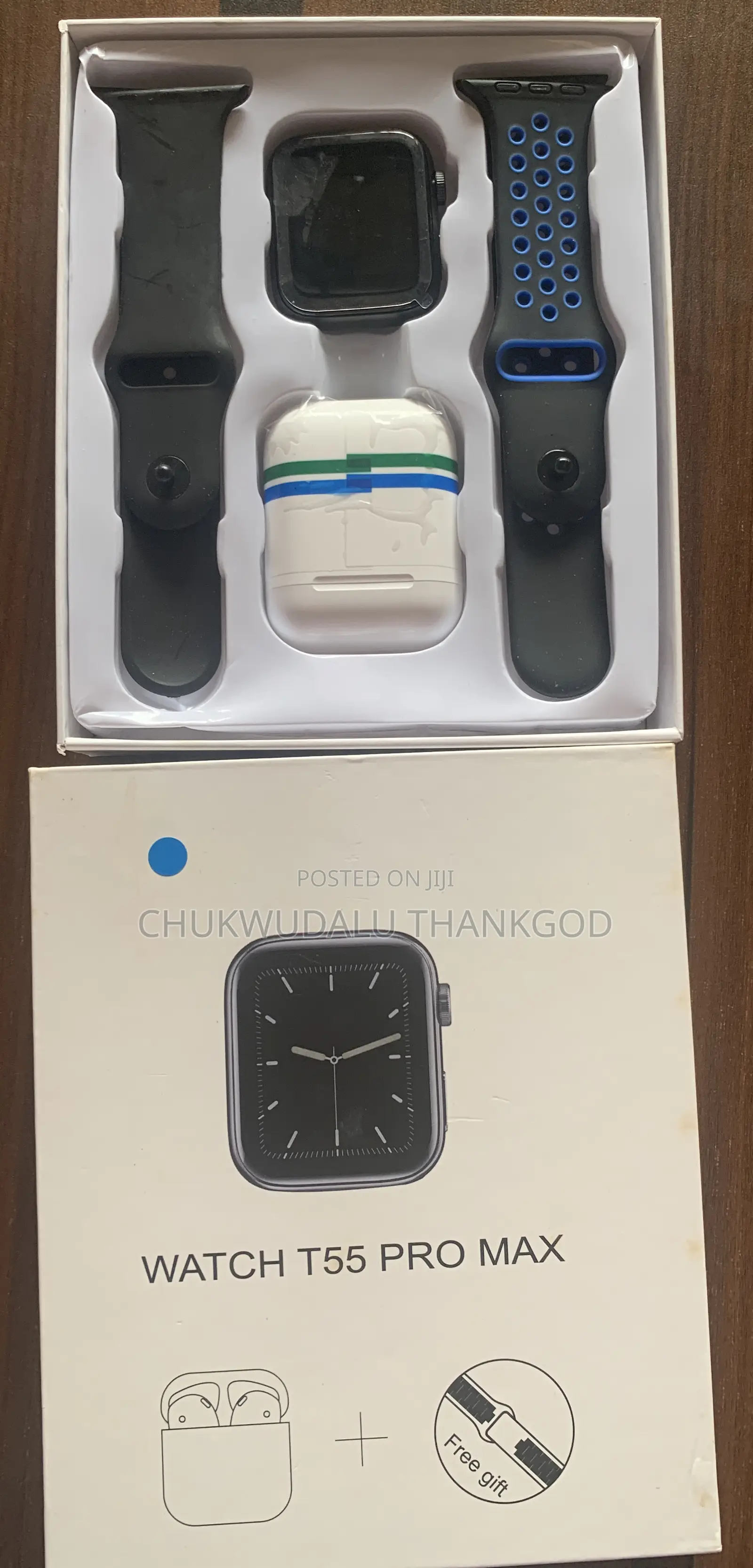 T55 Pro Max Smartwatch With Free Airpods