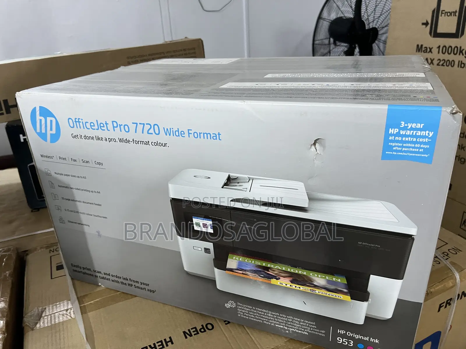 Hp 7720 Y0s18a – A3 All-in-One Wi-Fi Inkjet Printer
