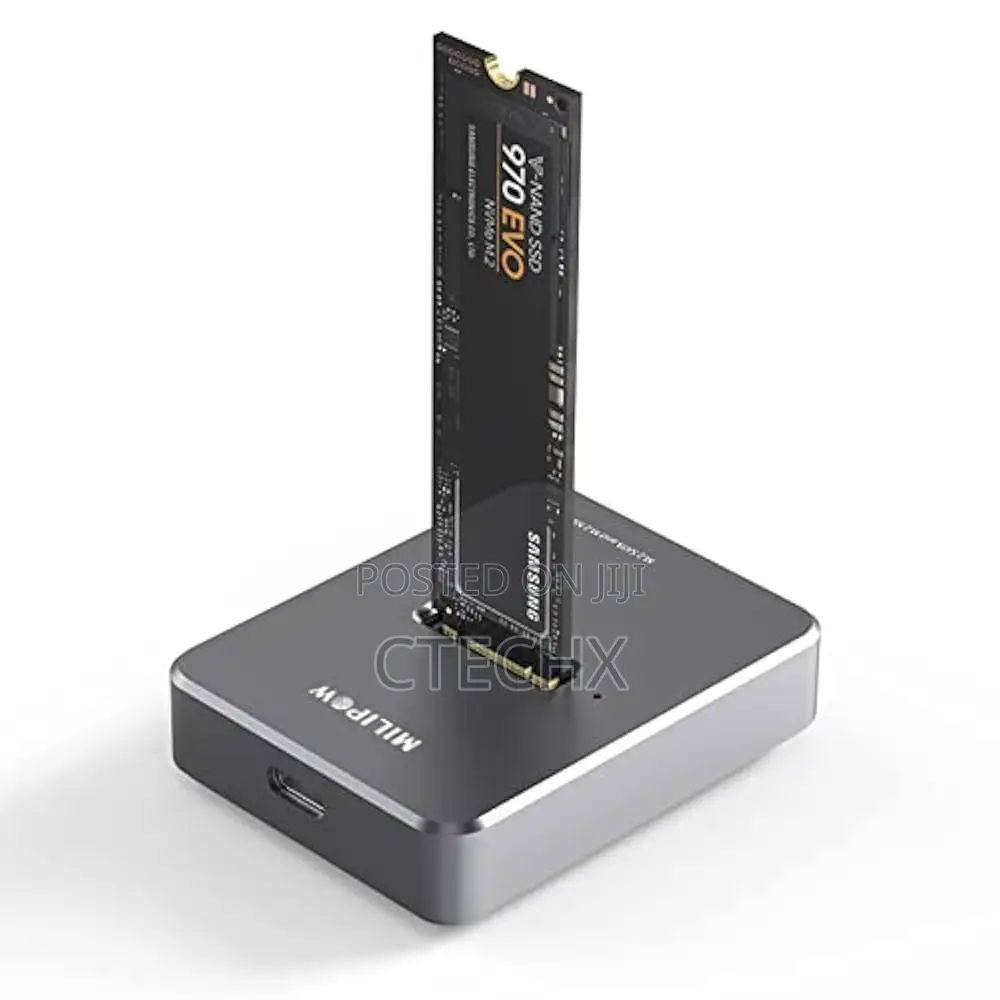 M.2 Nvme Sata To Usb C Docking Station, External Ssd Enclosure .
