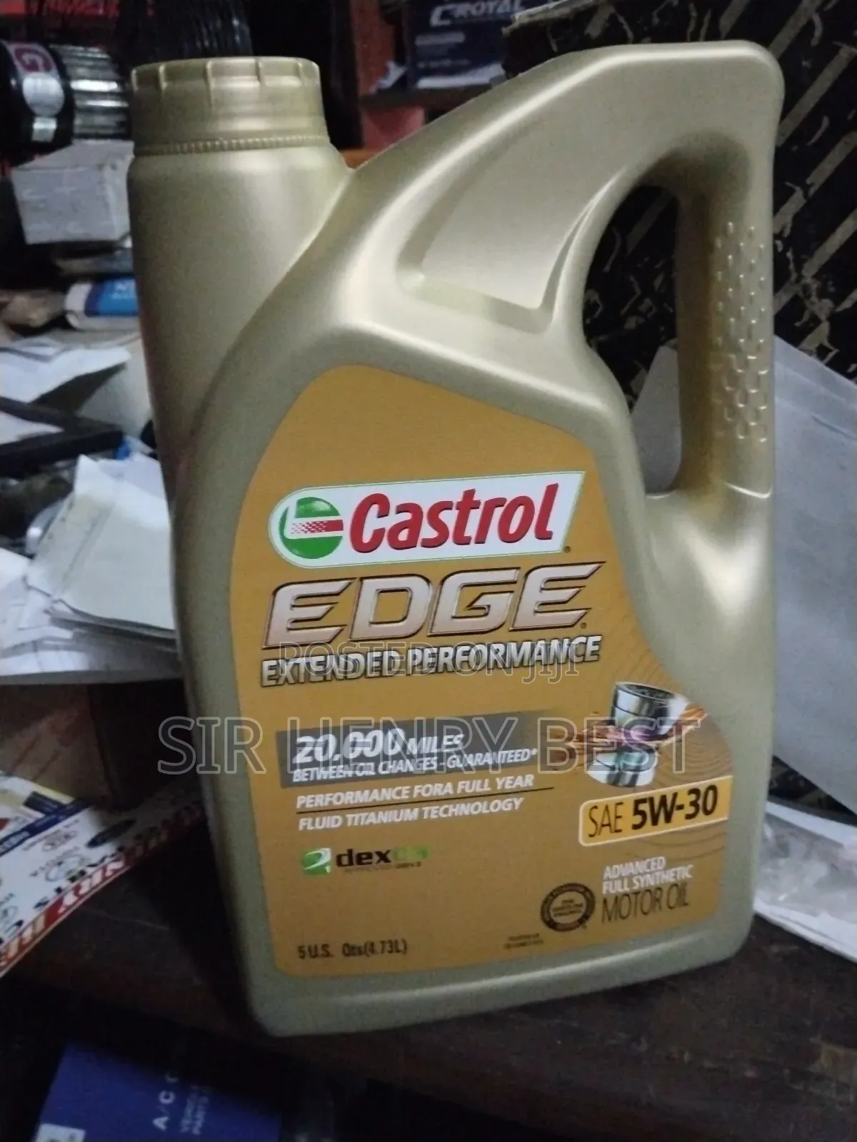 Castrol Edge Oil With 20,000 Miles