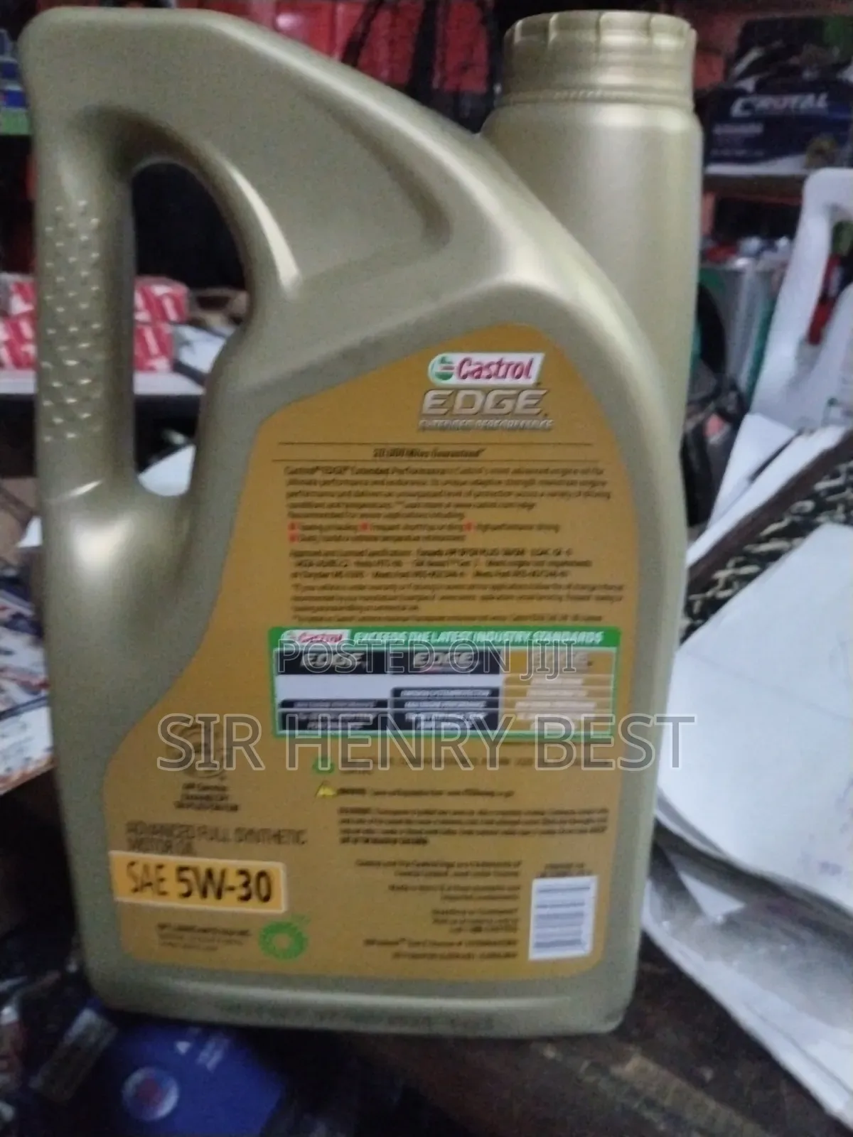 Castrol Edge Oil With 20,000 Miles