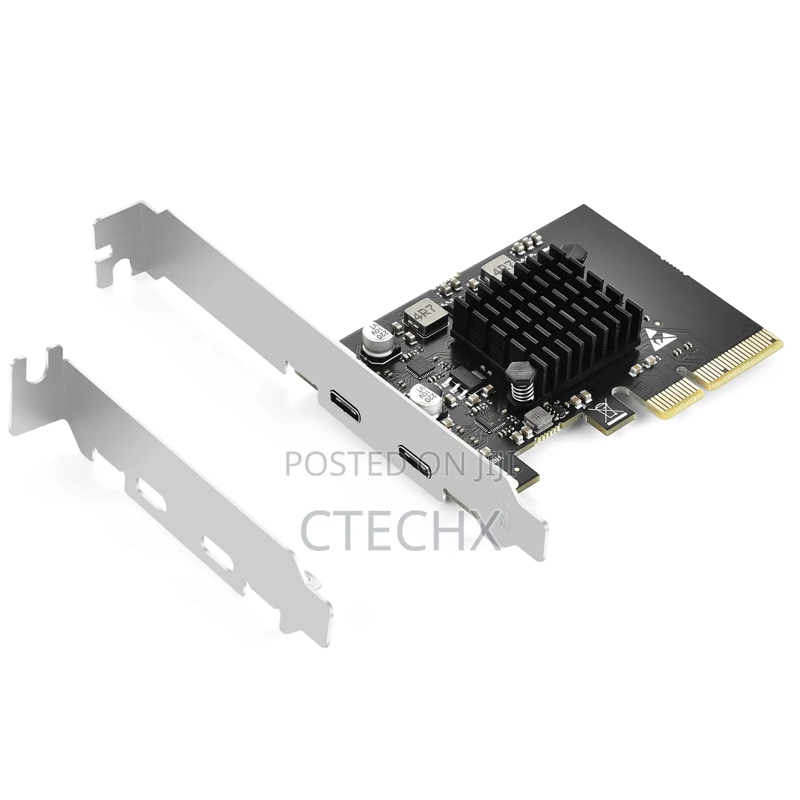 Usb C Pcle Expansion Card 2 Ports (2 X Type C), 10gpbs