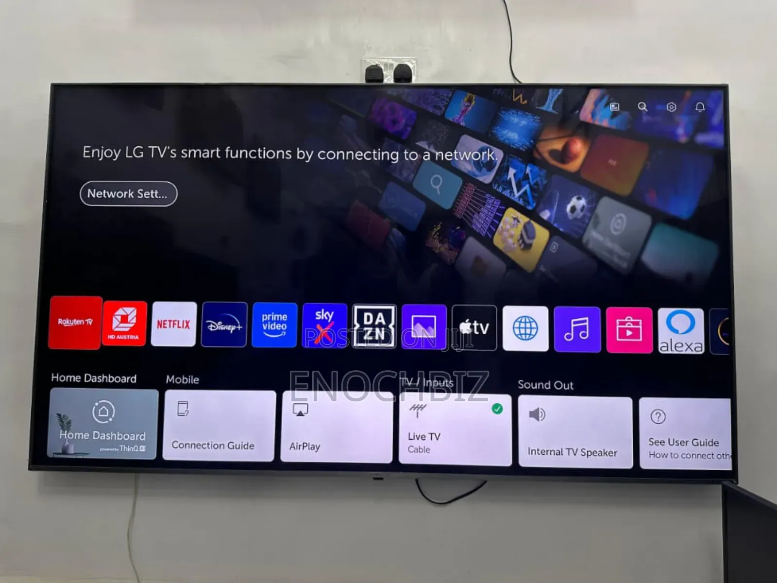55 LG Framless Smart Uhd TV