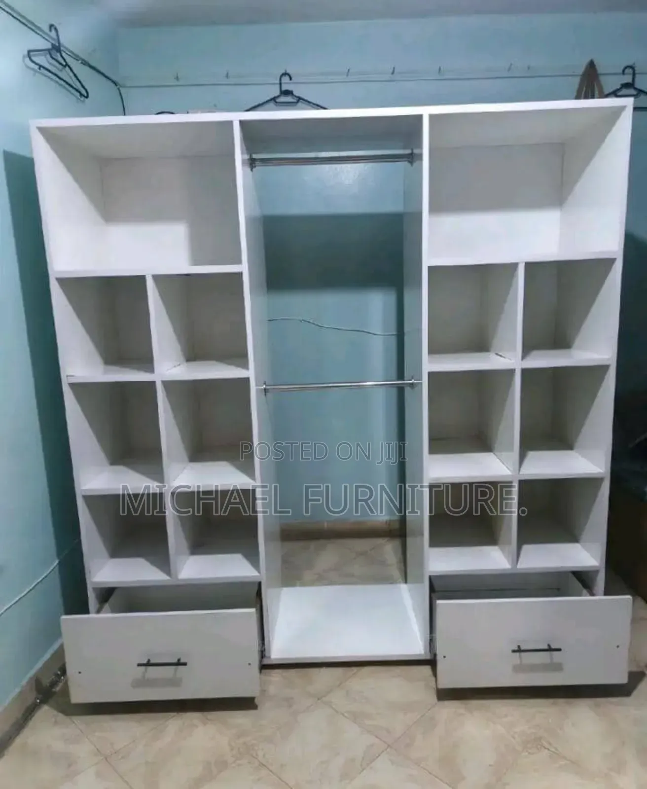 Brilliantly Crafted 5 by 6 Open Wardrobe
