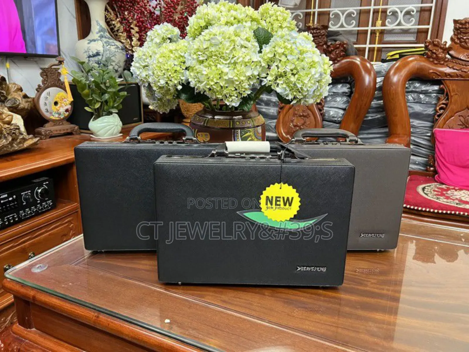 Luxury Leavesking Briefcase Available In Sizes