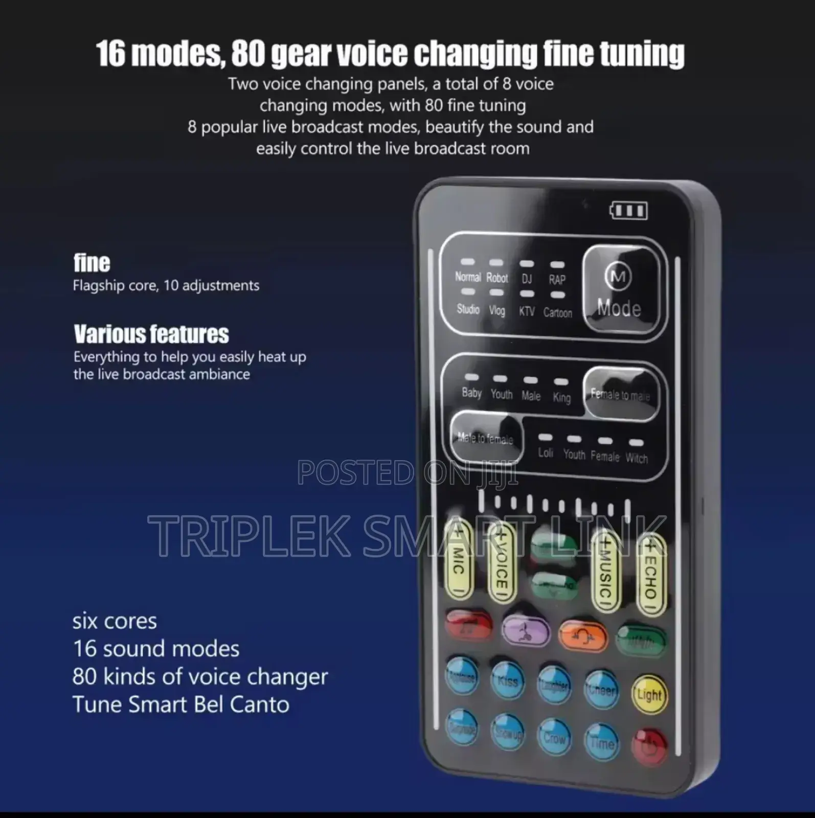 I9 Voice Changer Set Multifunction Portable Recording Mini Sound I9