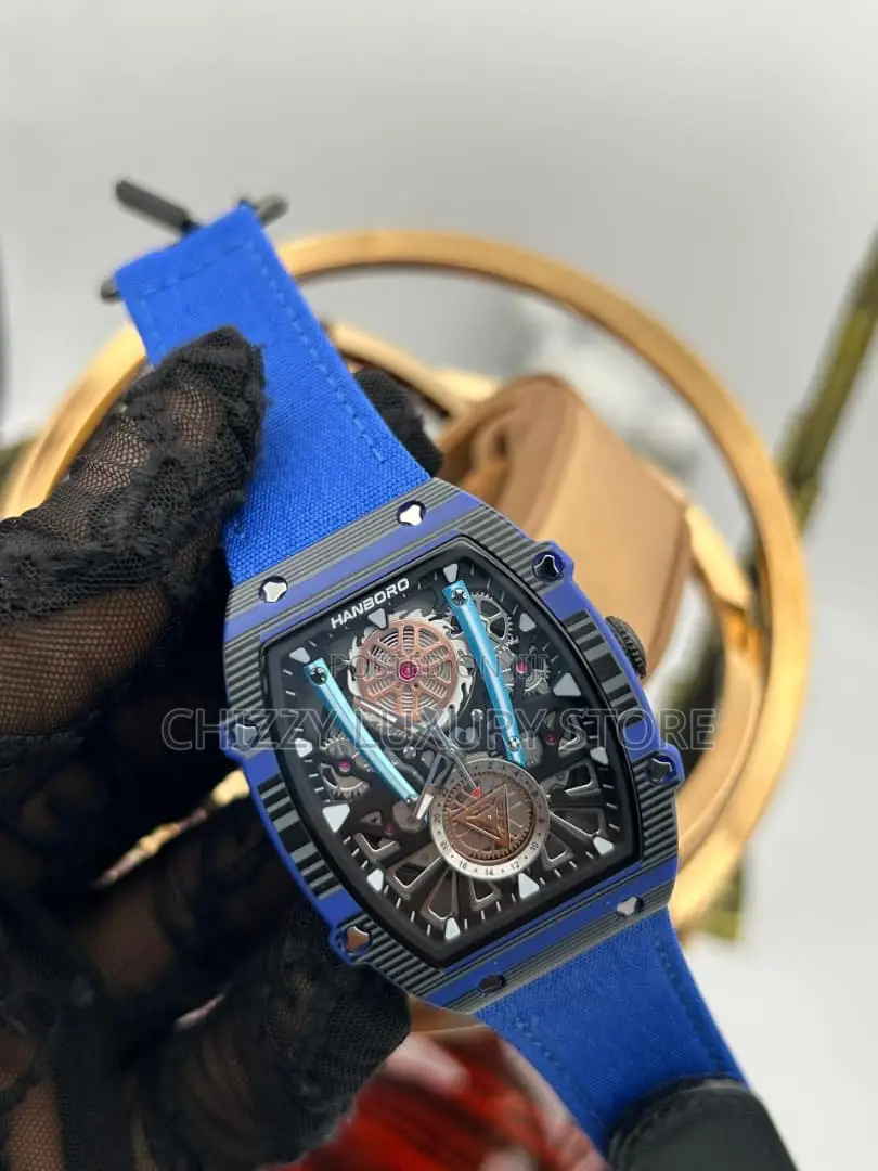Hanboro Quality Luxury Men Chronograph Wristwatch