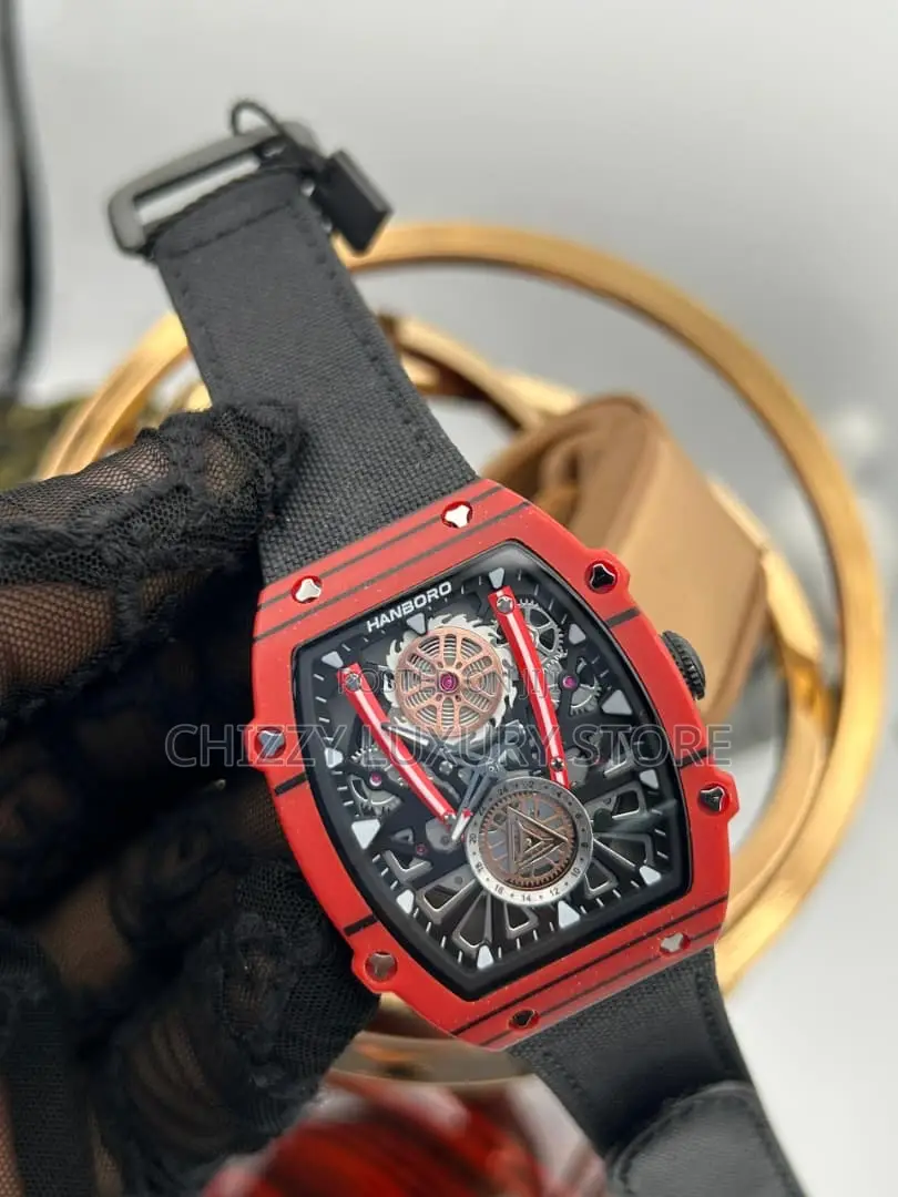 Hanboro Quality Luxury Men Chronograph Wristwatch