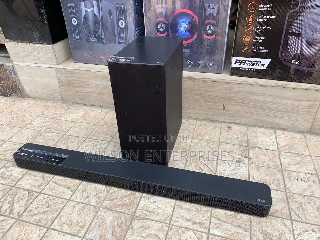 Lg Sn4 Sound Bar – Deep Bass, Clear Sound, Home Cinema Experience