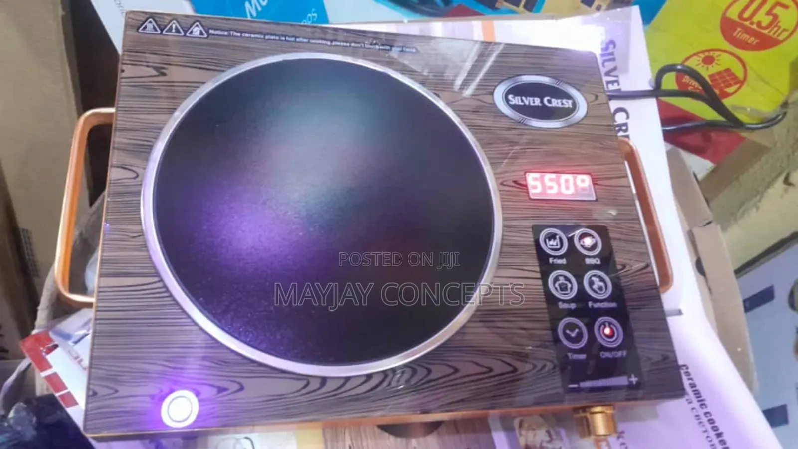 Silvercrest Infrared Hot Plate Cooker With 7 Functions Timer