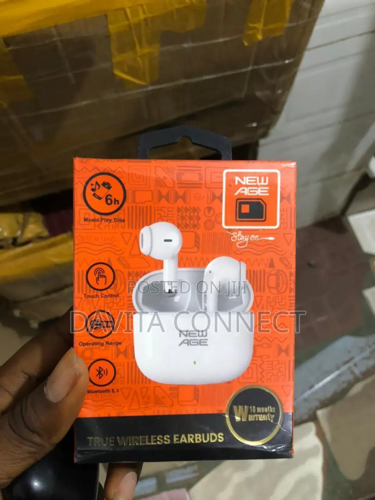 New Age Iron Man Mini Bluetooth 6.3 Earbuds