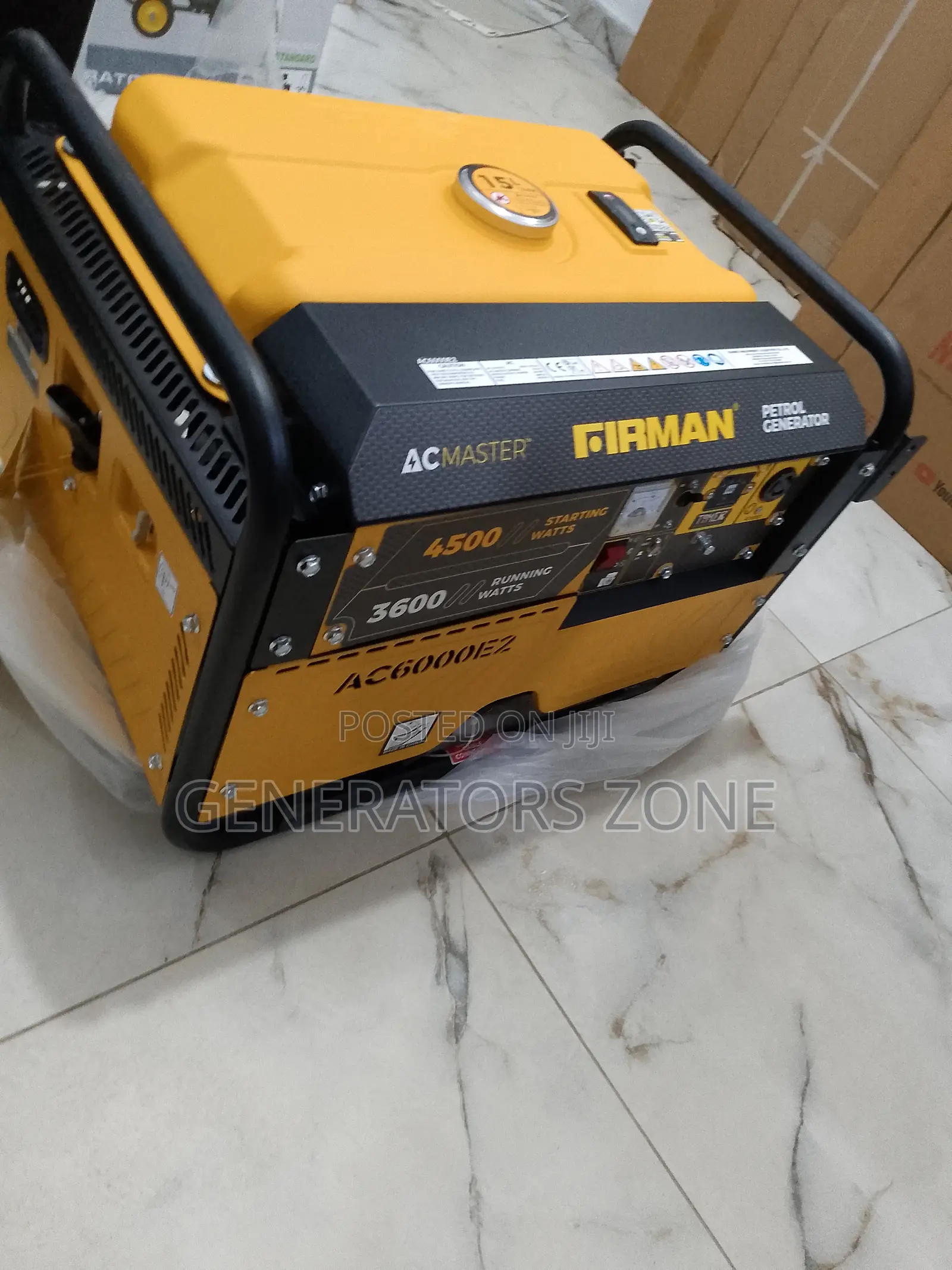 Sumec Firman Ac6000e2 3.5kva Generator, Rated Voltage 230v