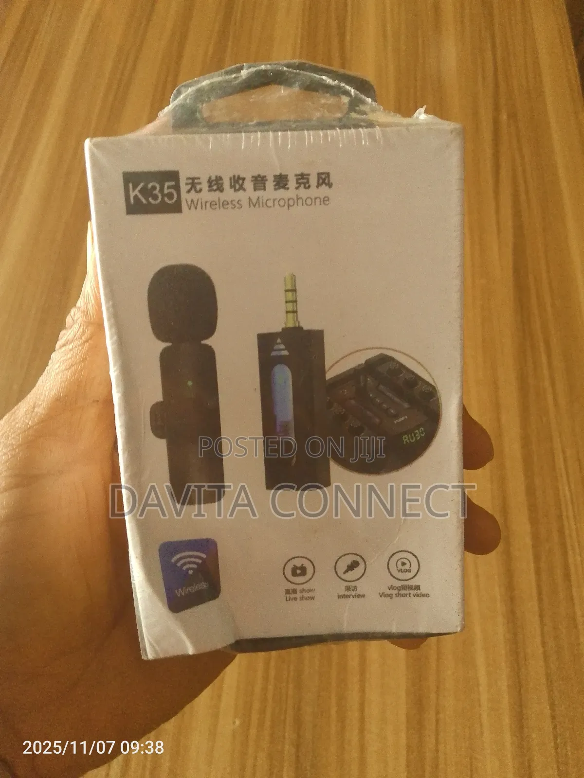 K 35 Wireless Lavalier Microphone Clear Sound Pro