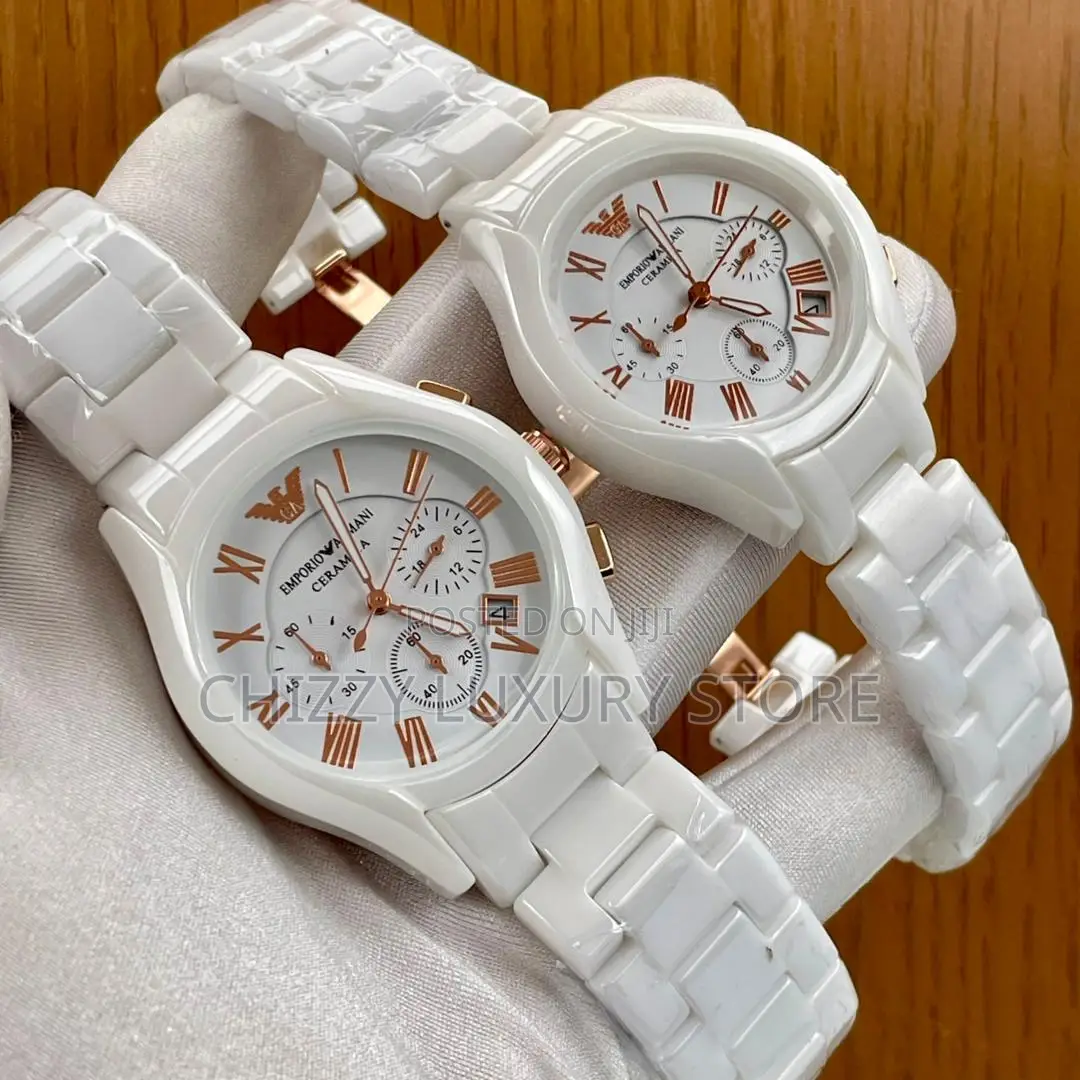 Emporio Armani Quality Luxury Men Chain Strap Wristwatch