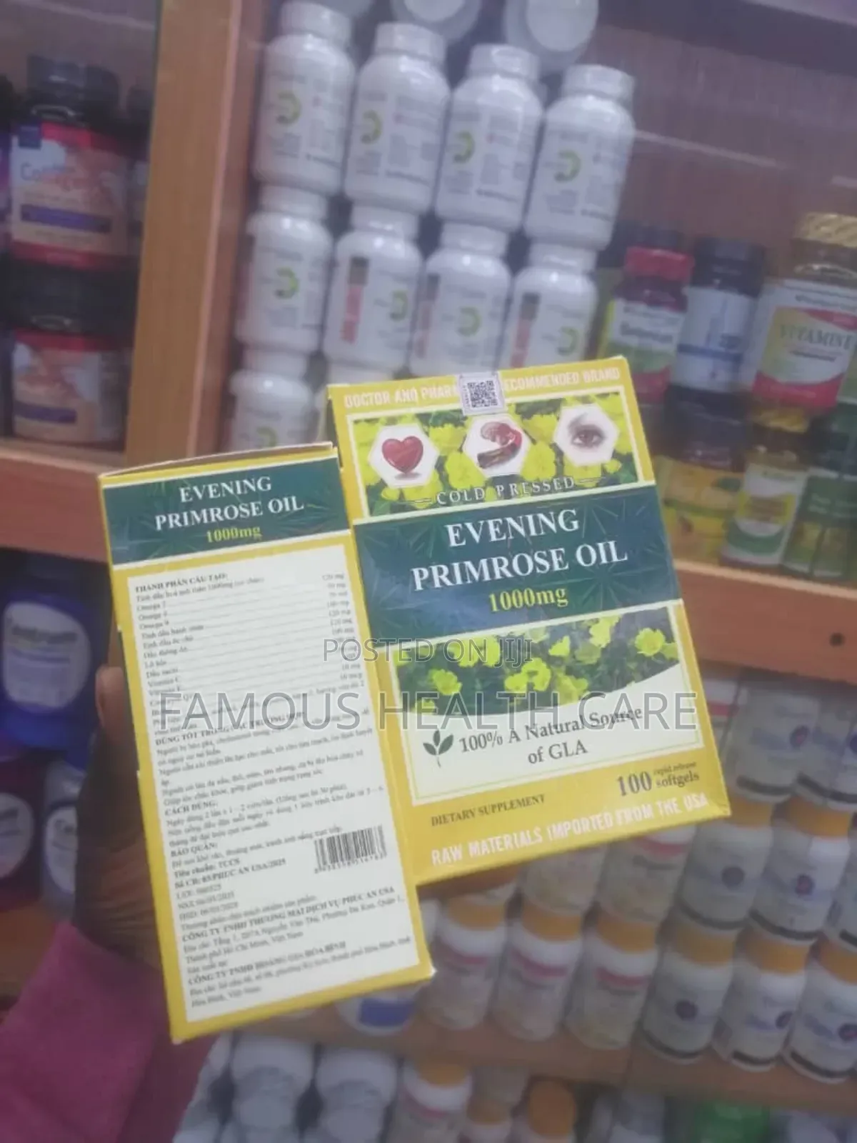 Doctor and Pharm Cold Pressed Evening Primrose Oil 1000mg